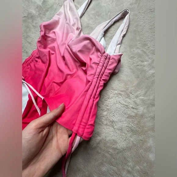 2 for $15// Pink Ombre Woman’s One Piece - Picture 5 of 7